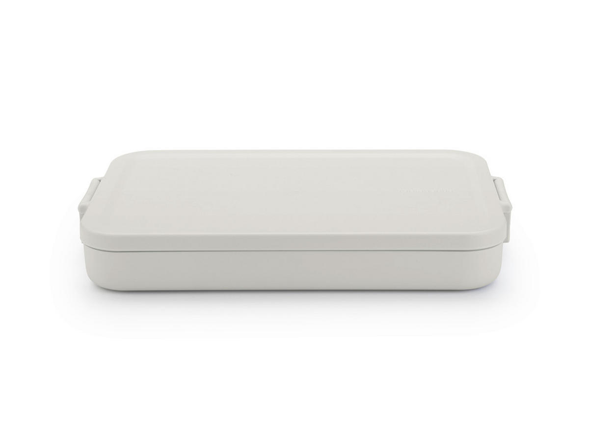 KRABIČKA NA OBĚD plast   - světle šedá, Basics, plast (25.5/3.7/16.6cm) - Brabantia
