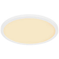 LED-DECKENLEUCHTE 24 W  42/2,5 cm    - Weiss/Opal, Basics, Kunststoff (42/2,5cm) - Globo