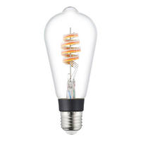LED-LEUCHTMITTEL   E27 4,9 W  - Klar, Basics, Glas (6,4/15,3cm) - Eglo