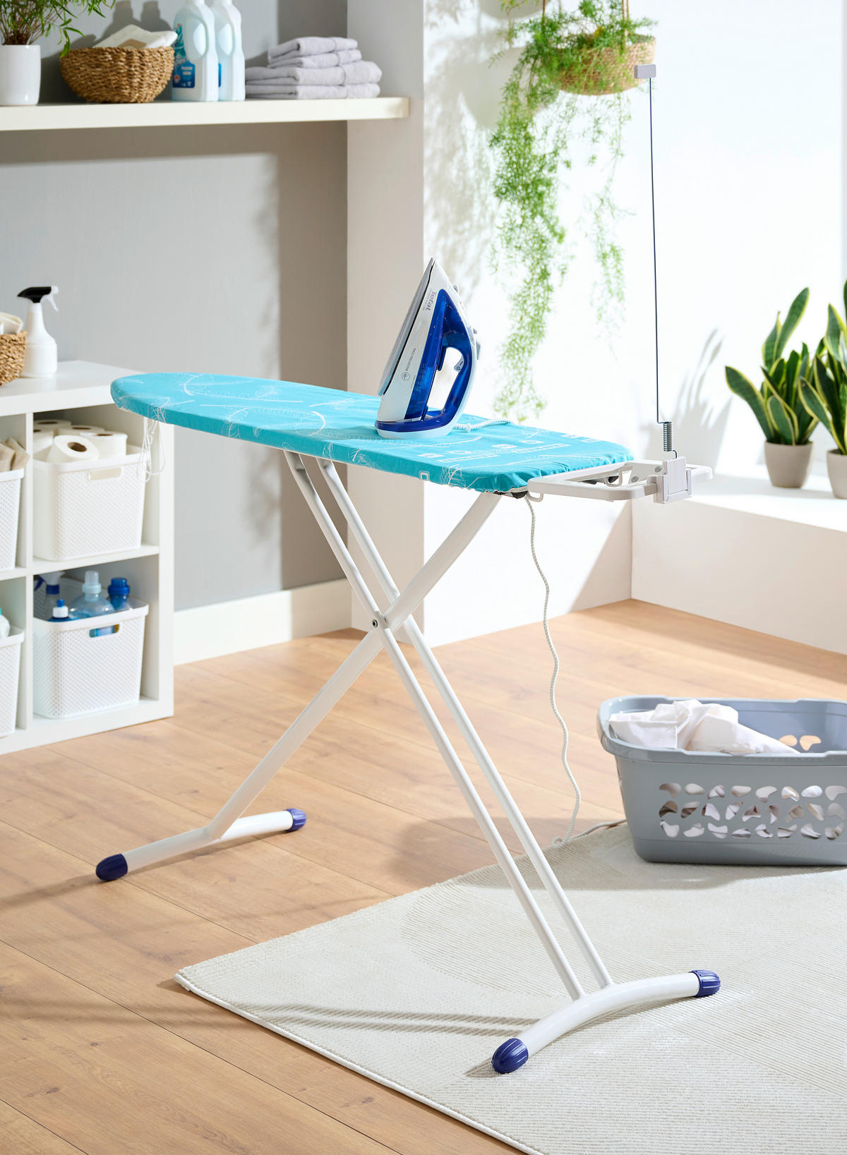 ŽEHLIACA DOSKA Air board M - modrá, Basics, kov/textil (152/49/100cm) - Leifheit