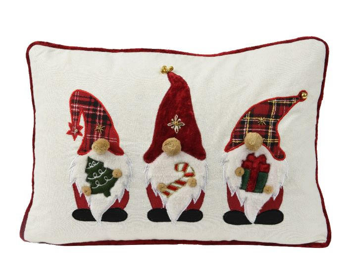 DÍSZPÁRNA 50/30 cm  - piros/fehér, Basics, textil (50/30cm)