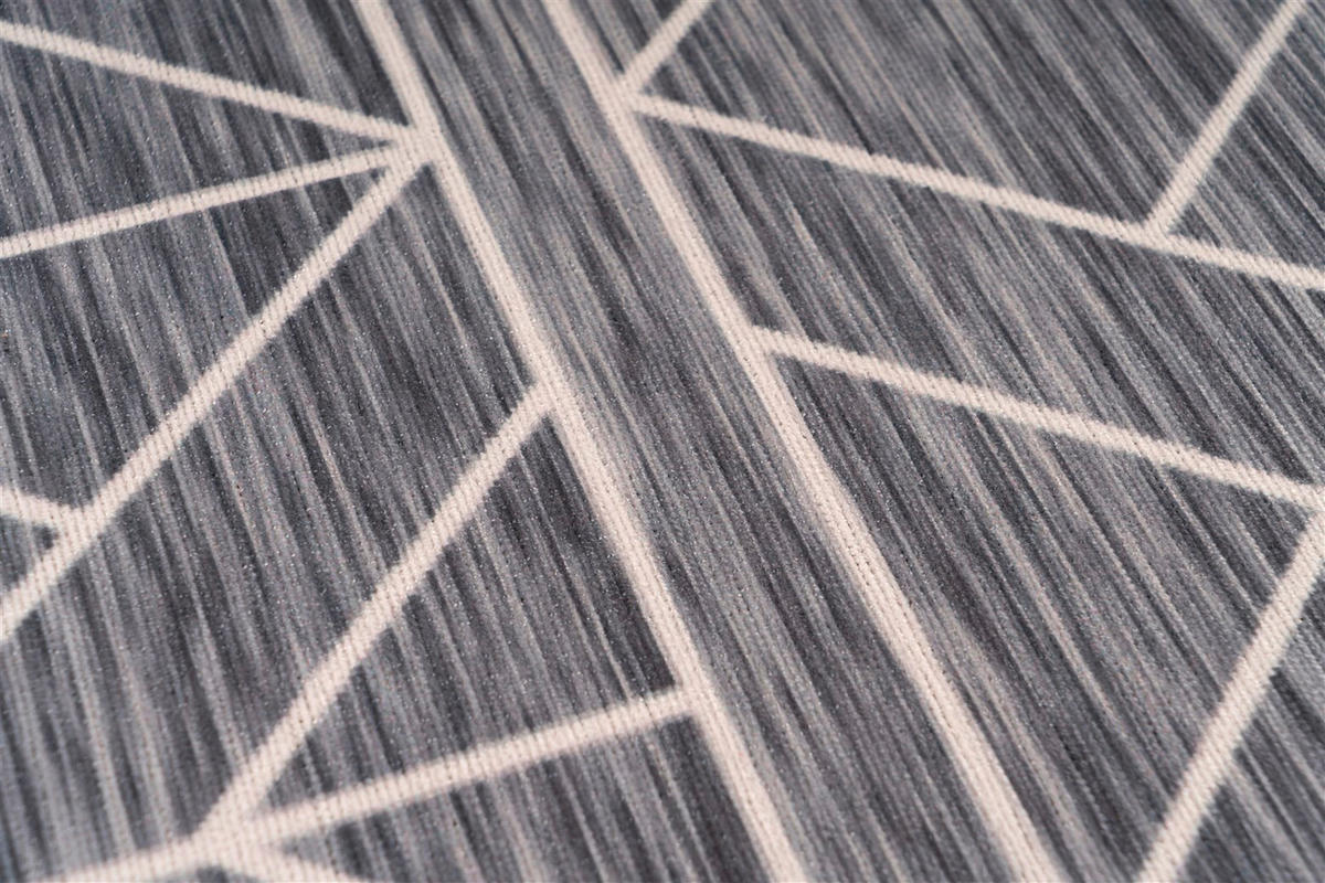 FLACHWEBETEPPICH 120/180 cm Anthrazit  - Anthrazit, Basics, Textil (120/180cm) - Novel