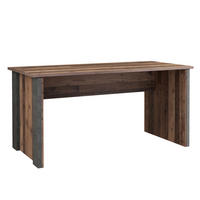 SCHREIBTISCH 153/70/73,5 cm Braun, Dunkelgrau   - Dunkelgrau/Braun, KONVENTIONELL, Holzwerkstoff/Kunststoff (153/70/73,5cm) - MID.YOU