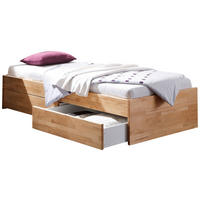 STAURAUMBETT 120/200 cm  in Buchefarben  - Buchefarben, KONVENTIONELL, Holz (120/200cm) - Hasena