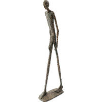 SKULPTUR - Schwarz/Bronzefarben, Design, Kunststoff (26/79/11cm) - Kare-Design