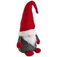 WICHTEL  - Rot/Schwarz, LIFESTYLE, Textil (24,5/52/16cm) - X-Mas