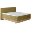 BOXSPRINGBETT 180/200 cm  in Grün  - Schwarz/Grün, Natur, Holz/Textil (180/200cm) - Valnatura
