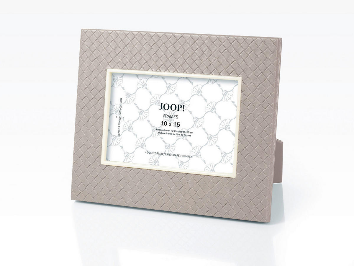 BILDERRAHMEN - Grau, Design, Kunststoff (17/22/1,5cm) - Joop!