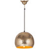 HÄNGELEUCHTE 21/27/27 cm  - Goldfarben, Basics, Metall (21/27/27cm) - Kayoom