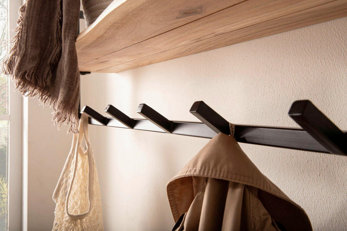 GARDEROBE  in 100/32/25 cm  - Akaziefarben, Design, Holz (100/32/25cm) - Livetastic