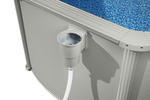 SCHWIMMBECKEN 56384GS 460/120 cm Grau, Blau  - Blau/Grau, KONVENTIONELL, Kunststoff/Metall (460/120cm) - Bestway