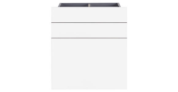 SCHUBLADENSET 45,3/50,3/46,8 cm Weiß - Weiß, KONVENTIONELL, Holzwerkstoff (45,3/50,3/46,8cm) - Hom`in