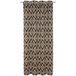 ÖSENSCHAL MANTIS blickdicht 140/245 cm   - Beige/Schwarz, Design, Textil (140/245cm) - Dieter Knoll