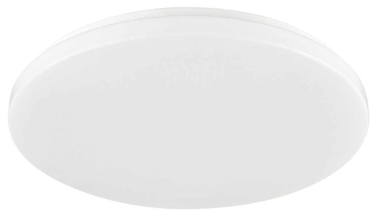 LED MENNYEZETI LÁMPA - fehér, Basics, műanyag/fém (28cm) - Boxxx