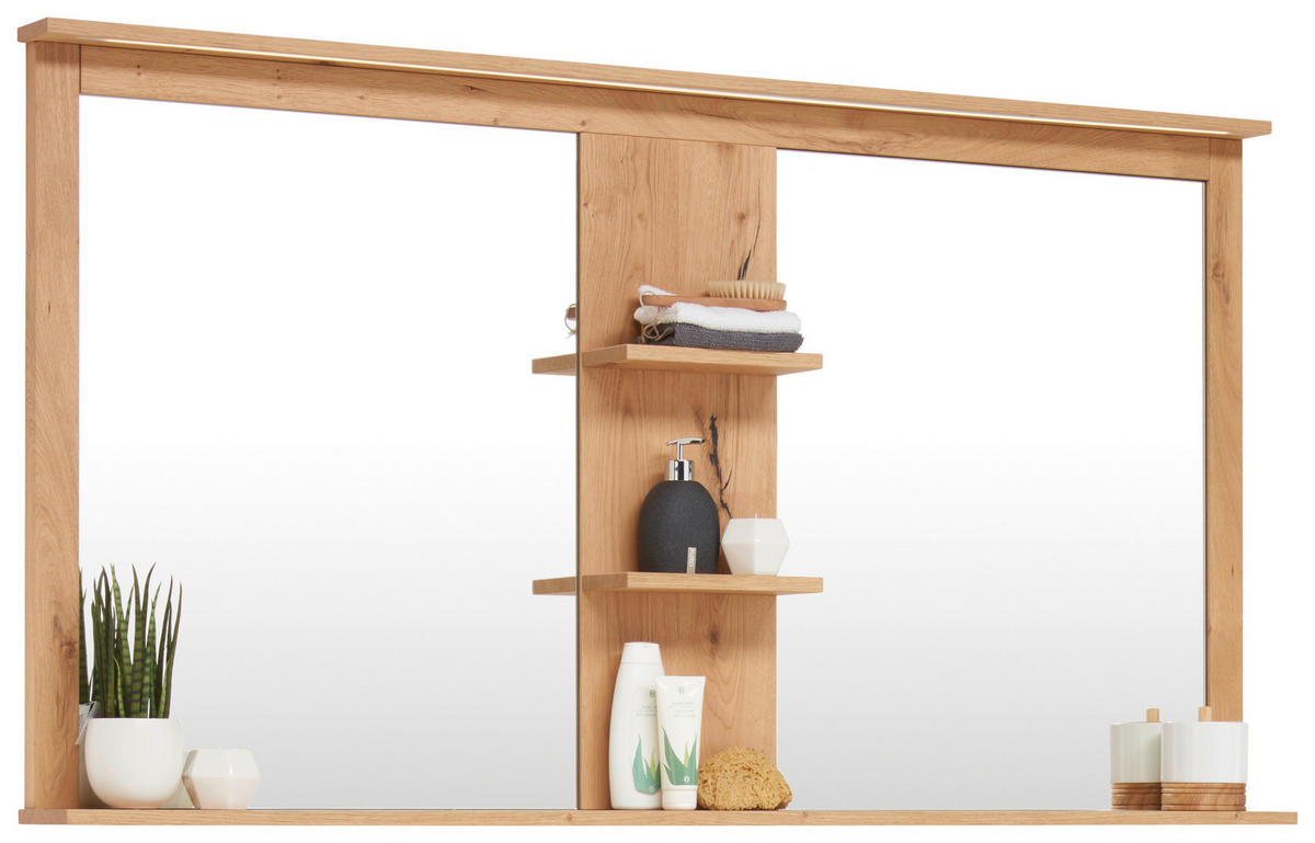 BADEZIMMERSPIEGEL 155/83,2/8 cm  - Alteiche, MODERN, Holz (155/83,2/8cm) - Landscape