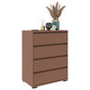 KOMMODE  in 80,1/102,8/48 cm  - Anthrazit/Terracotta, Design, Holzwerkstoff/Kunststoff (80,1/102,8/48cm) - Carryhome