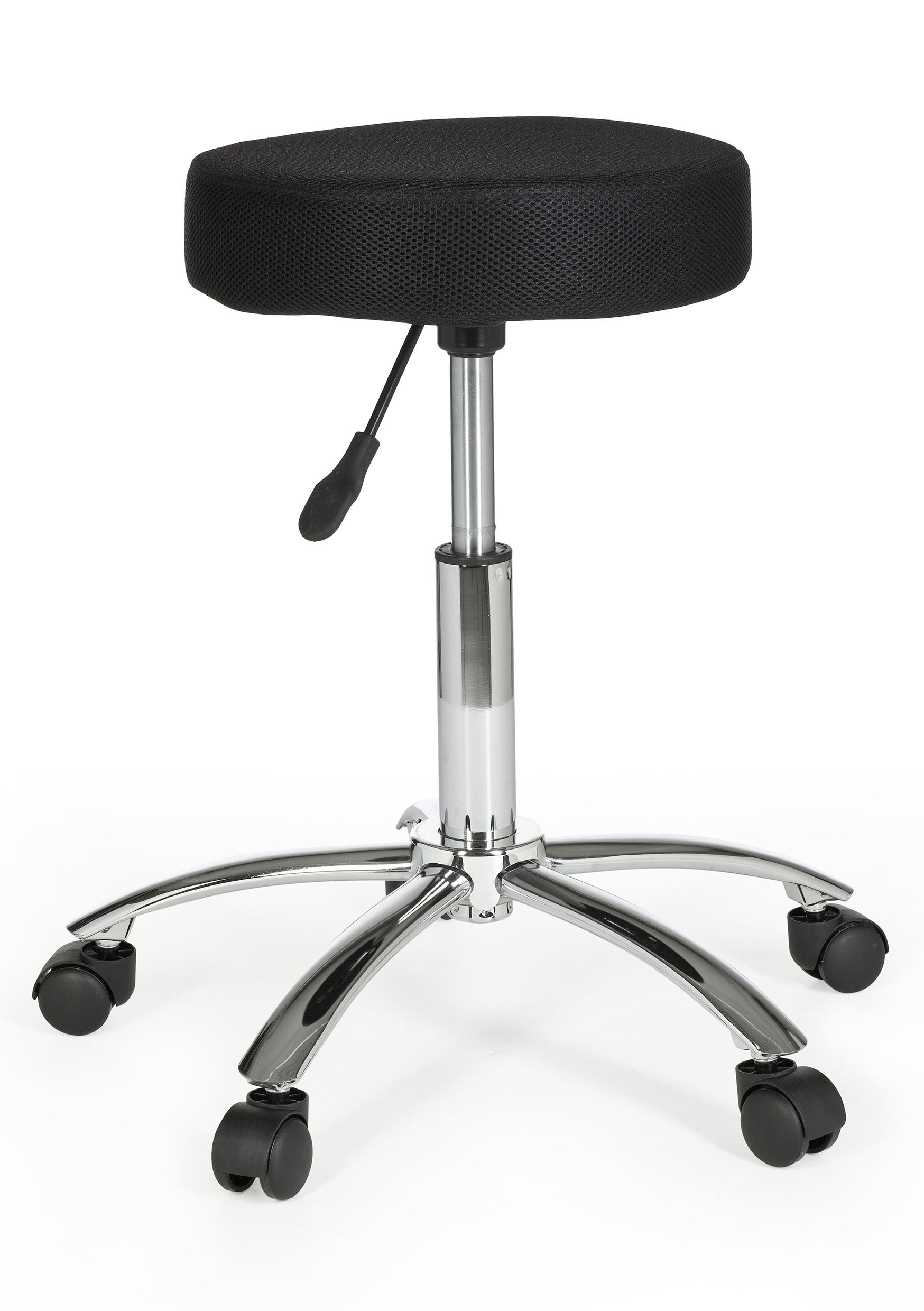 OKRETNA STOLICA  crna  tekstil  - crna, Konvencionalno, tekstil (55/60/55cm) - MID.YOU