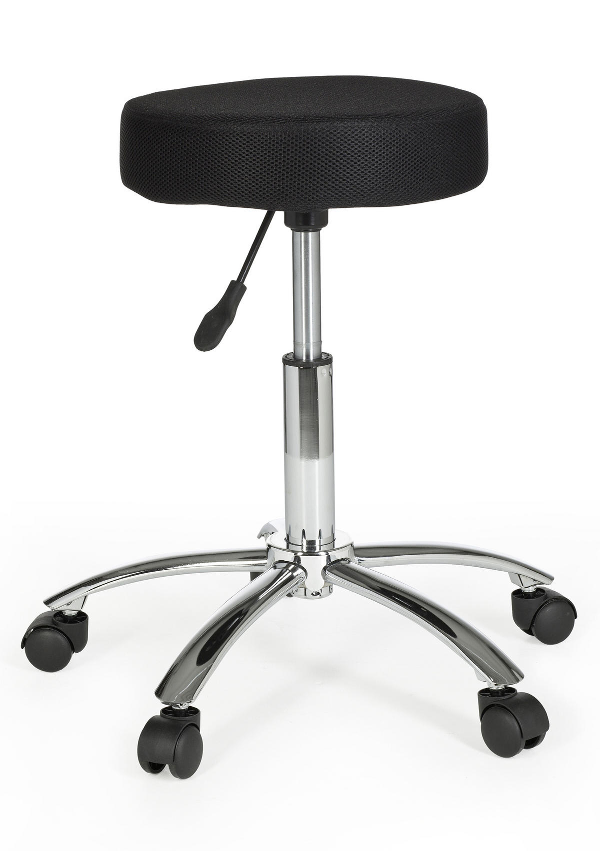 VRTLJIVI STOLČEK tekstil črna  - črna, Konvencionalno, tekstil (55/60/55cm) - MID.YOU