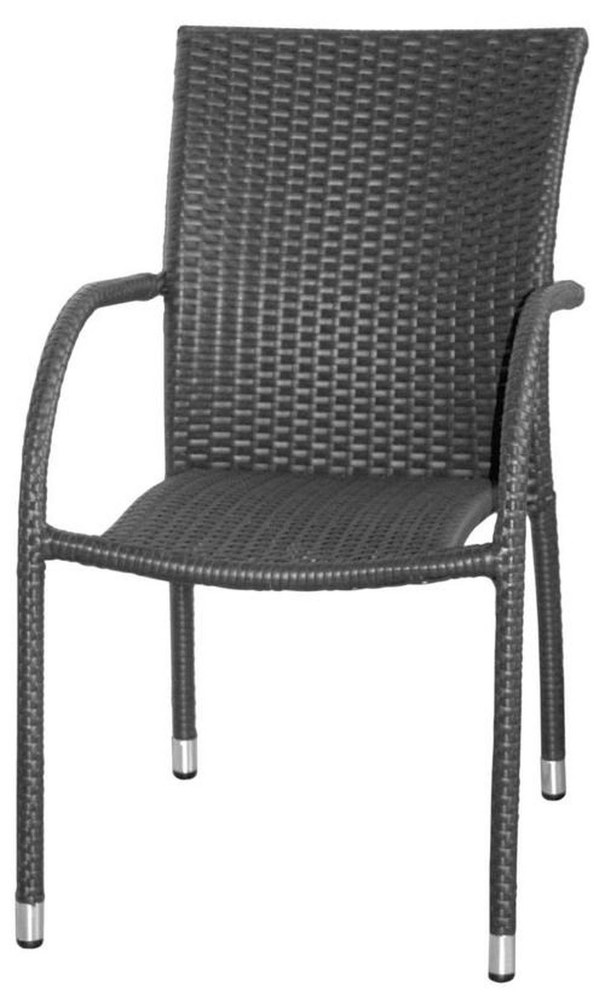 STAPELSESSEL Aluminium Grau, Alufarben  - Alufarben/Grau, LIFESTYLE, Kunststoff/Metall (53/87/70cm) - Zebra 