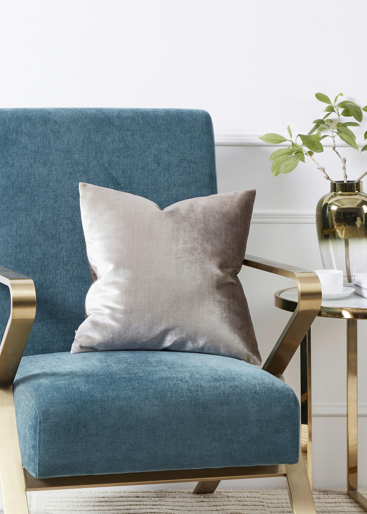 ZIERKISSEN  45/45 cm   - Grau, Design, Textil (45/45cm) - Eglo