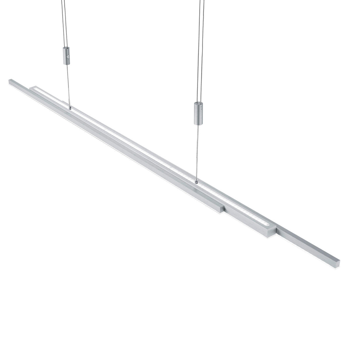 LED-HÄNGELEUCHTE 110-203/150 cm  - Design, Metall (110-203/150cm) - Bankamp