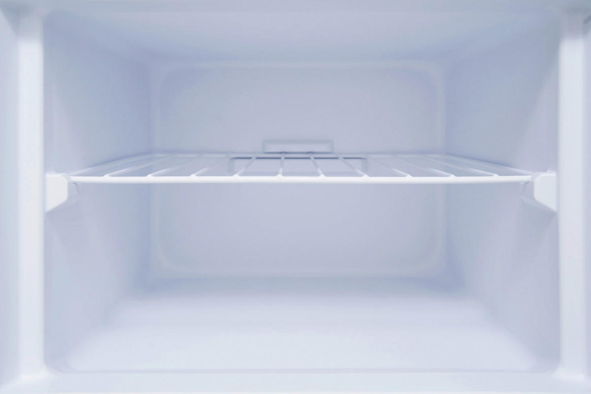 KYL-/FRYSKOMBINATION KS144VR  - röd, Trend, metall/glas (54/145/57cm) - Respekta