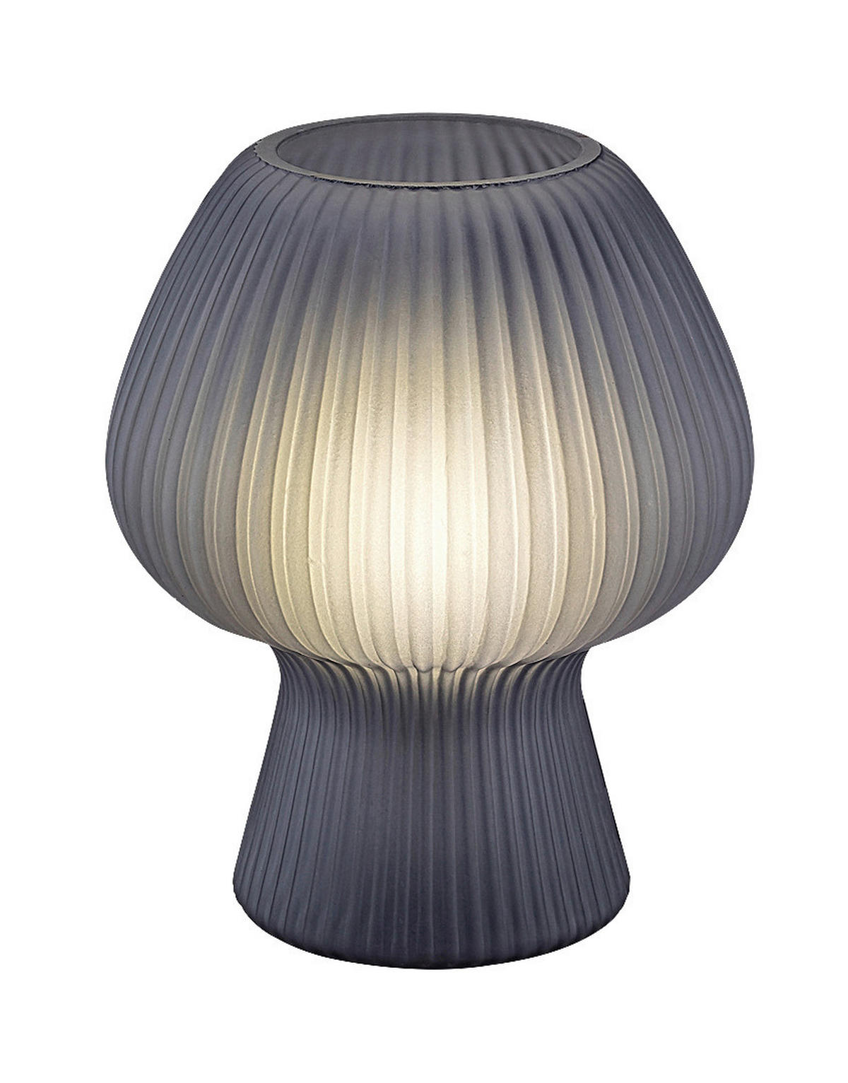 STOLNÁ LAMPA, 16/20/16 cm - biela, Basics, sklo (16/20/16cm)