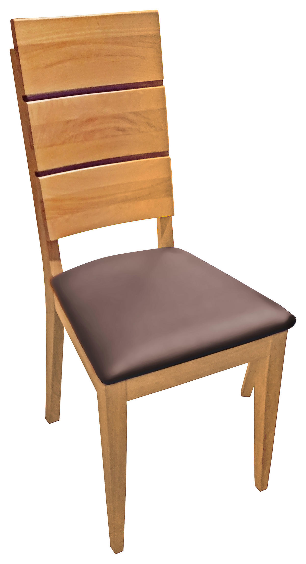 STOL, les naravne barve, barve bukve  - barve bukve/naravne barve, Design, les (42/95/52cm) - Linea Natura