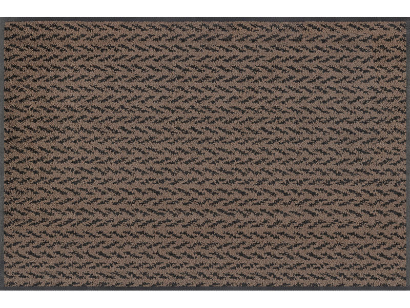 FUßMATTE  60/90 cm  Braun  - Braun, KONVENTIONELL, Kunststoff/Textil (60/90cm) - wash+dry