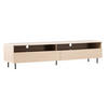 TV-BÄNK 180/40/40 cm  - vit/svart, Design, metall/trämaterial (180/40/40cm) - Best Price