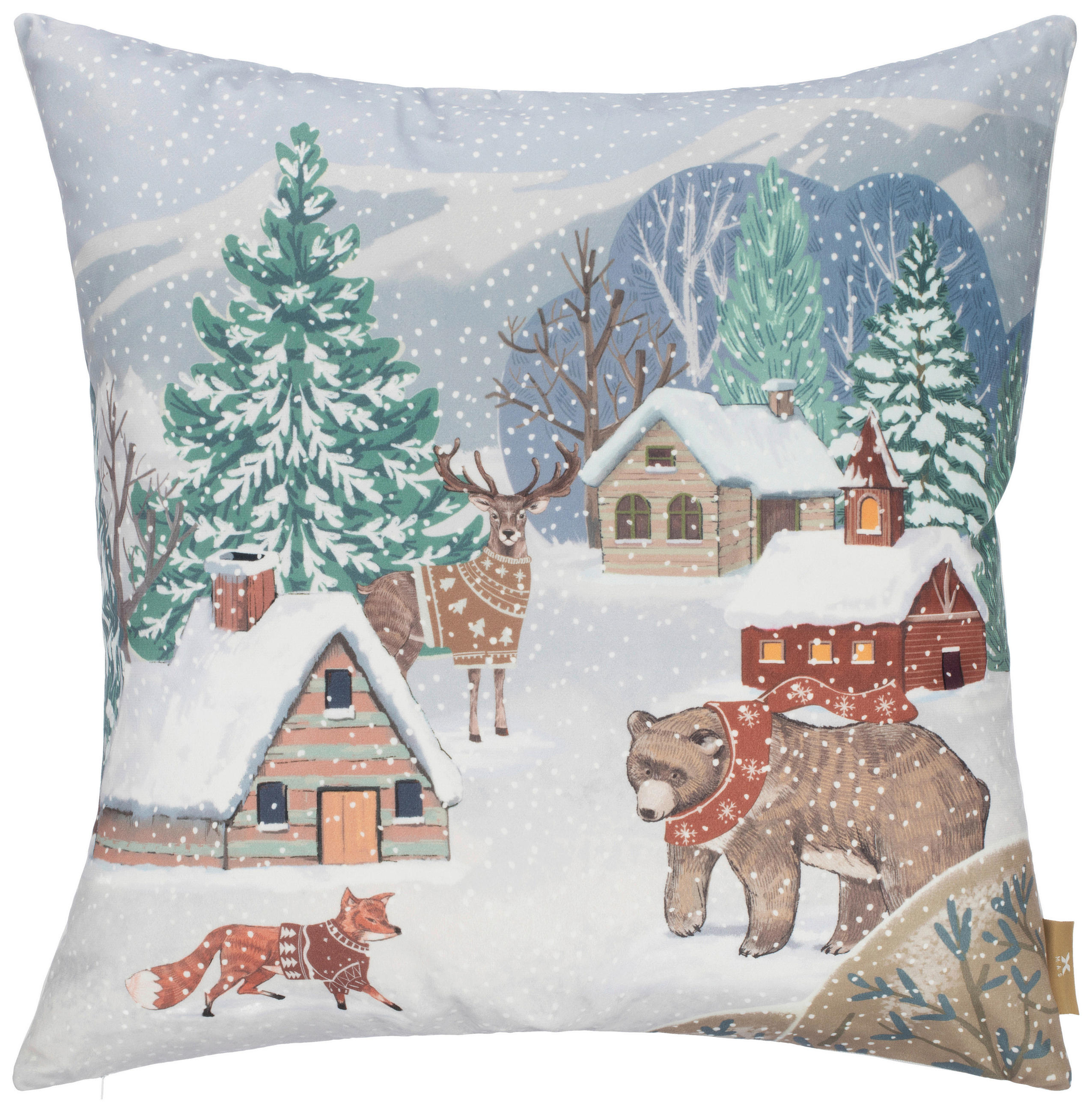 POŤAH NA VANKÚŠ  45/45 cm - viacfarebná, textil (45/45cm) - X-Mas