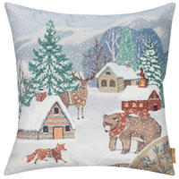 DÍSZPÁRNAHUZAT 45/45 cm  - többszínű, textil (45/45cm) - X-Mas