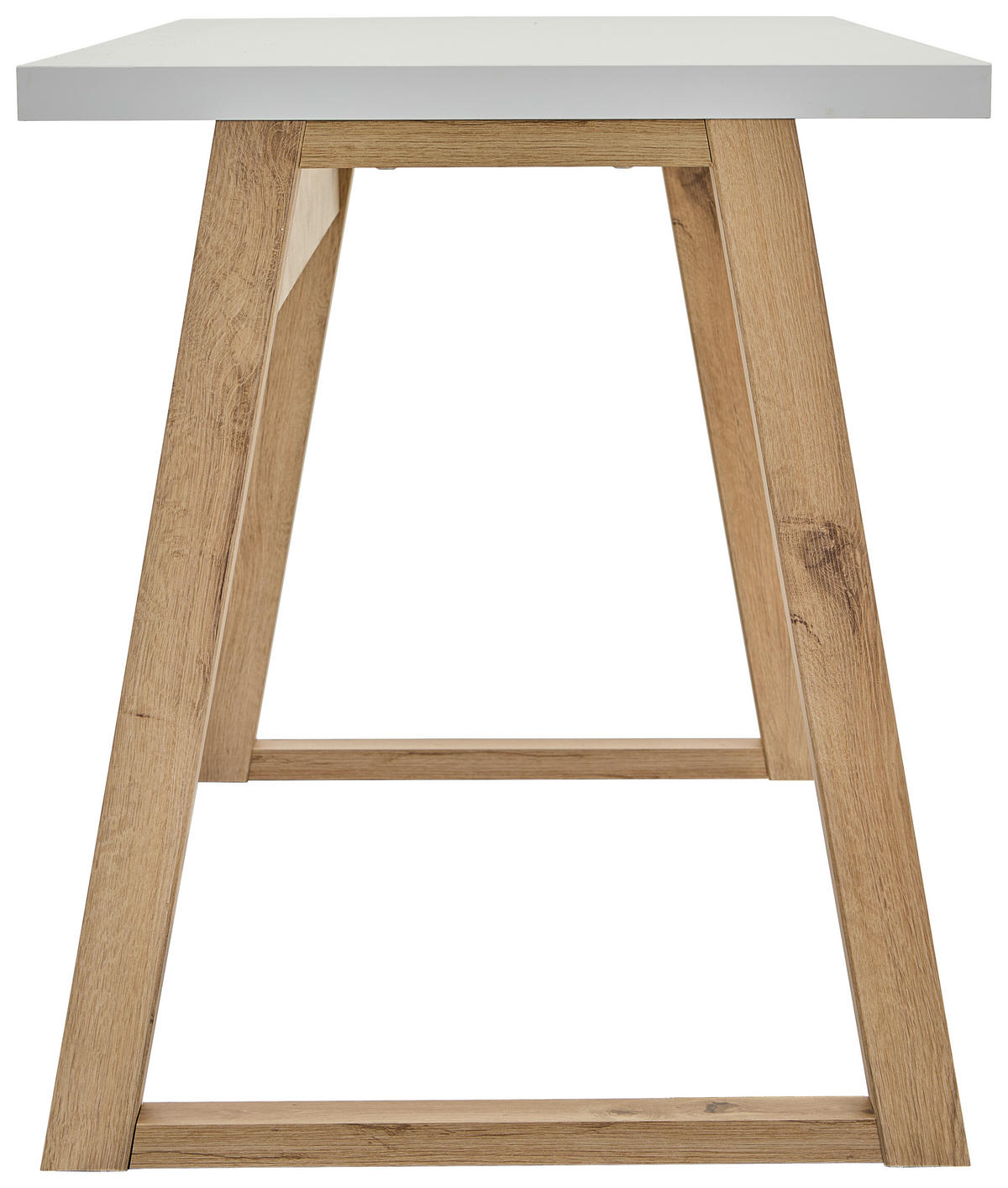 SCHREIBTISCH 135/65/75,2 cm Weiß, Eiche Artisan  - Eiche Artisan/Weiß, KONVENTIONELL, Holzwerkstoff (135/65/75,2cm) - Carryhome