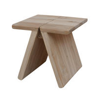 HOCKER Mindiholz Naturfarben  - Naturfarben, Design, Holz (40/40/40cm) - Livetastic