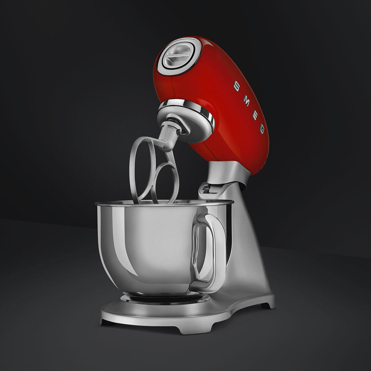 SAMOSTOJEĆI MIKSER  - crvena, Basics, metal (45/42/25cm) - SMEG