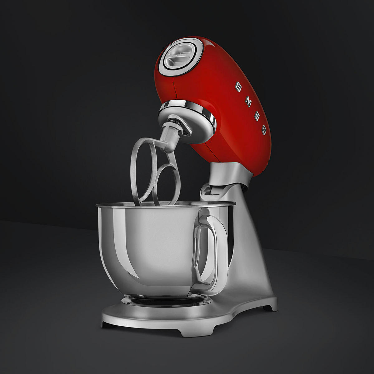 SAMOSTOJEĆI MIKSER  - crvena, Basics, metal (45/42/25cm) - SMEG