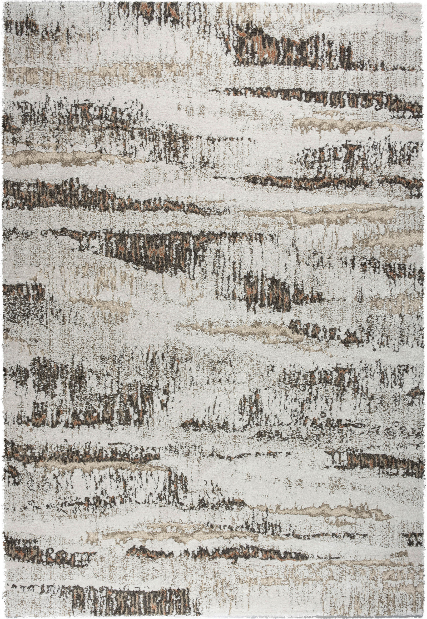 WEBTEPPICH  Wohnzimmer 160/230 cm Linea Braun, Creme, Beige  - Beige/Creme, Basics, Kunststoff/Textil (160/230cm) - Novel
