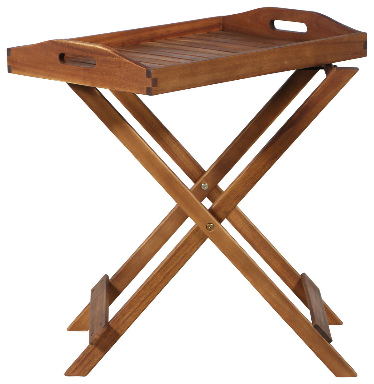 GARTENBEISTELLTISCH 60/40,5/66,5 cm Holz  - Akaziefarben, MODERN, Holz (60/40,5/66,5cm) - Siena Garden