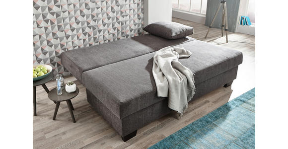 SCHLAFSOFA Flachgewebe Grau  - Grau, KONVENTIONELL, Holz/Textil (200/88/102cm) - Xora