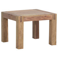 COUCHTISCH Inka Sheesham massiv 60/60/45 cm quadratisch Naturfarben, Braun  - Naturfarben/Braun, LIFESTYLE, Holz (60/60/45cm) - Landscape