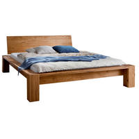 BALKENBETT 180/200 cm  in Eichefarben  - Eichefarben, Design, Holz (180/200cm) - Hasena