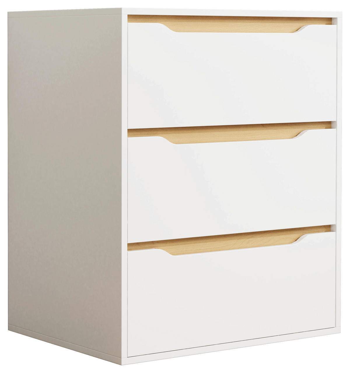 KOMMODE 65/78/48 cm  in Weiss, Honigeiche  - Honigeiche/Weiss, Design, Holzwerkstoff (65/78/48cm) - MID.YOU