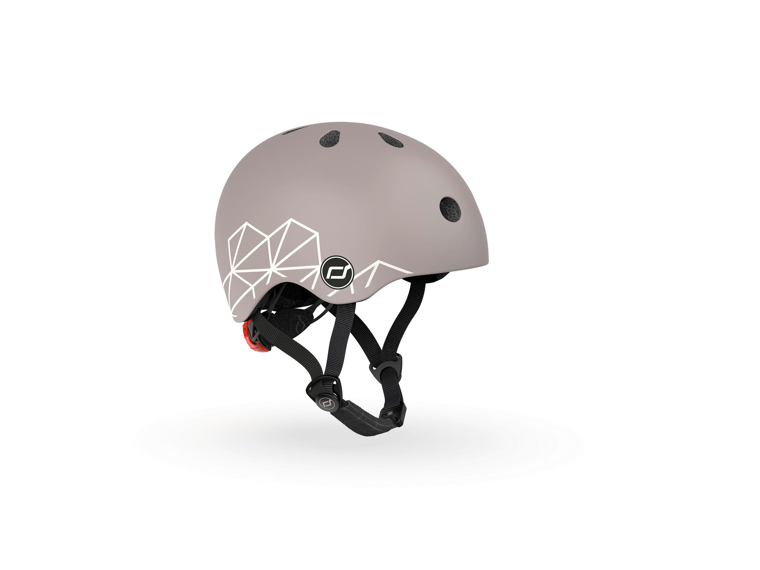 KINDERHELM LIFESTYLE GRAPHICS  - Braun, Trend, Kunststoff/Textil (XXS-Snull) - Scoot and Ride