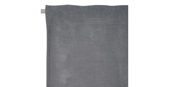 FERTIGVORHANG  black-out (lichtundurchlässig)   135/245 cm  - Anthrazit, Basics, Textil (135/245cm) - Dieter Knoll