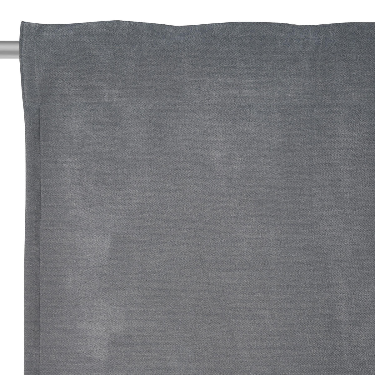 FERTIGVORHANG  black-out (lichtundurchlässig)   135/245 cm  - Anthrazit, Basics, Textil (135/245cm) - Dieter Knoll