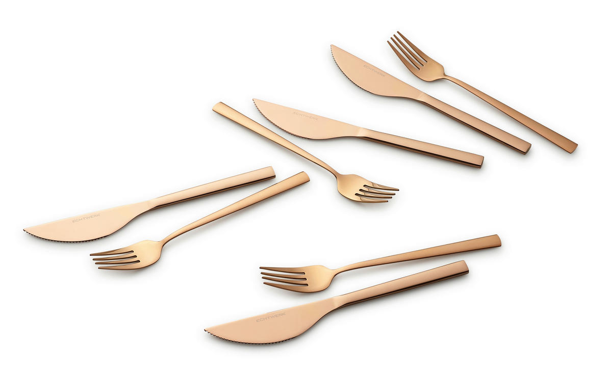 PIZZABESTECK Edelstahl  - Kupferfarben, Basics, Metall (23cm) - Echtwerk