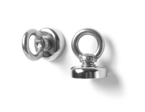 MAGNETSET  - Silberfarben, Basics, Metall (2,5/3,3cm)