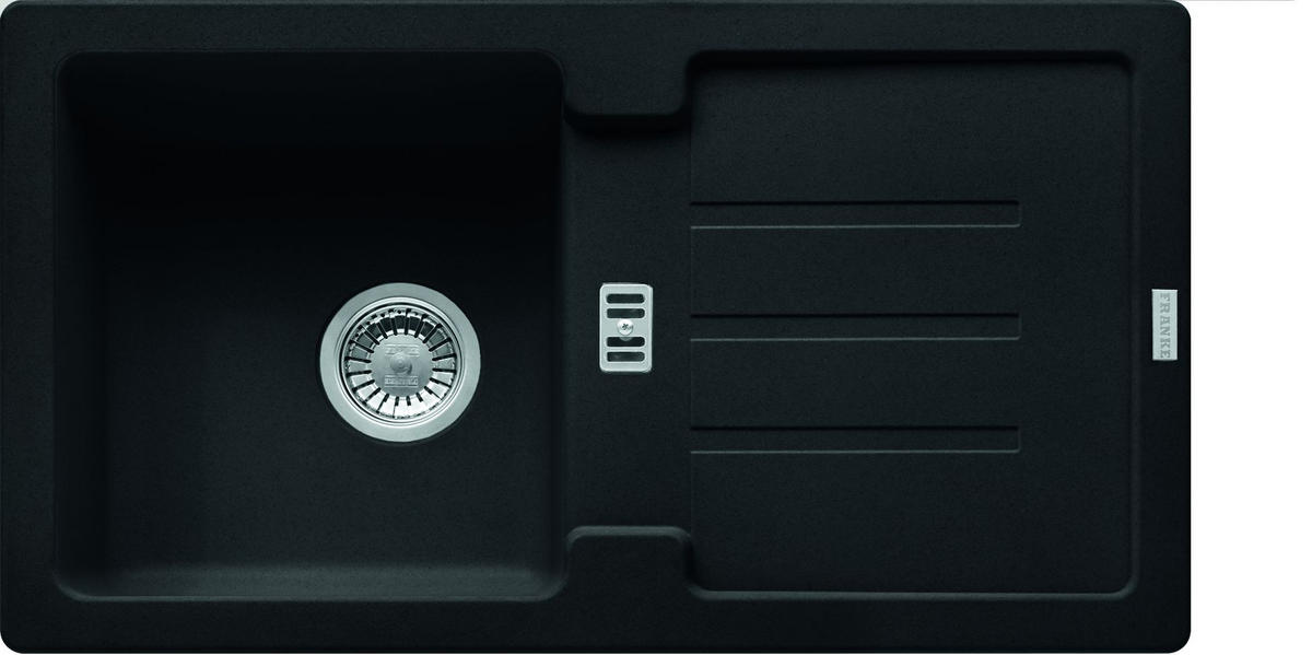 SPÜLE Strata STG 614-78 / 114.0657.829  - Schwarz, Basics, Stein (78/53,5/18cm) - Franke
