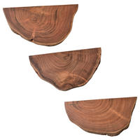 NÁSTENNÝ REGÁL, farba akácie - farba akácie, Natur, drevo (49,5/4/26cm) - MID.YOU