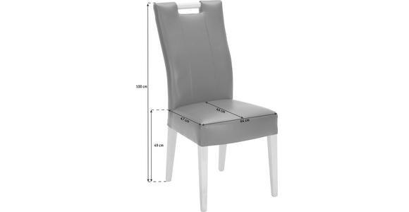 STUHL in Holz, Textil Buchefarben, Dunkelbraun - Dunkelbraun/Buchefarben, KONVENTIONELL, Holz/Textil (64/100/47cm) - Cantus